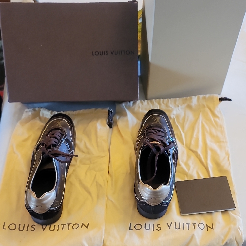 Louis Vuitton Women's Brown Sneakers